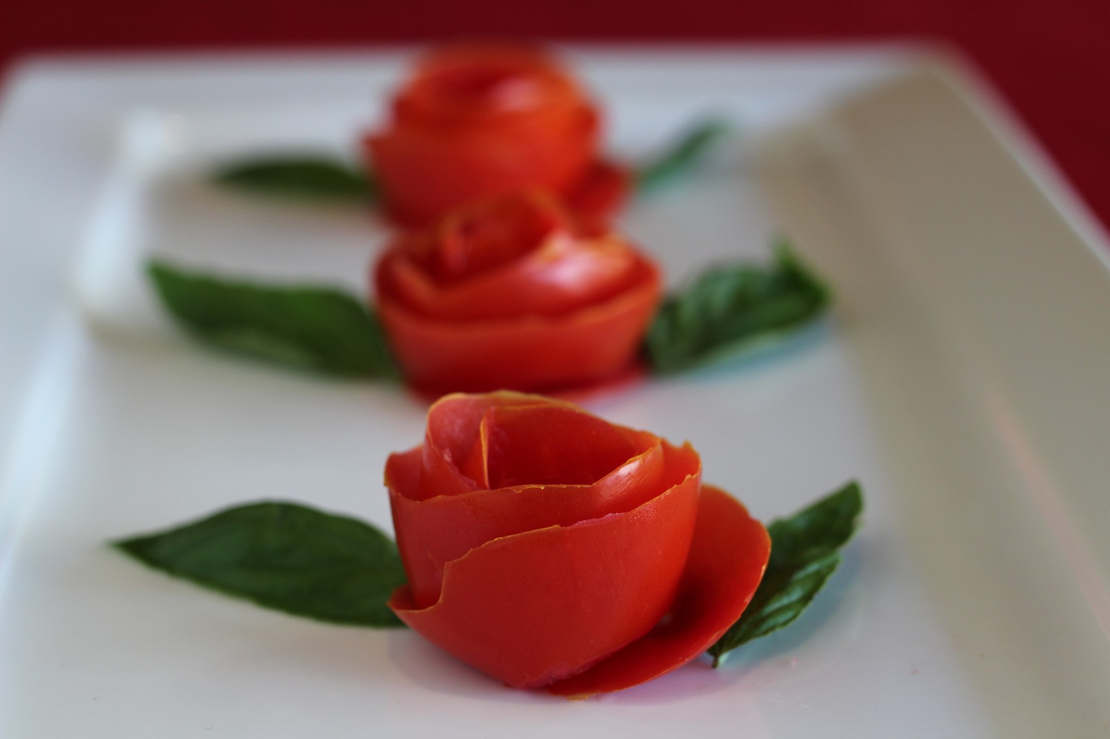 Tomato Roses They Stole The Show Gday Soufflé