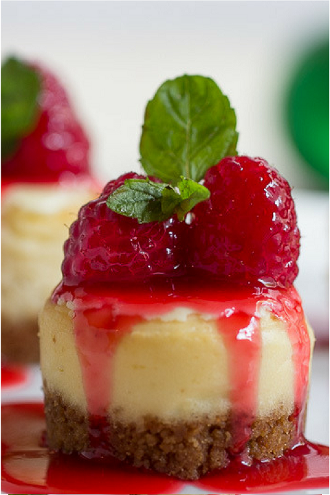 Mini Raspberry Cheesecakes - G\'day Soufflé